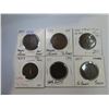 Image 1 : Lot of 6 (1837) province of Canada half pennies