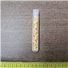 Image 1 : vial of 24k gold flakes (real)