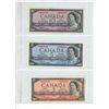 Image 3 : 1954 Canadian Currency Set.