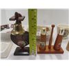 Image 3 : Nippon Bowl, Royal Canadian  Mounted Police Items (Box Lot) Salt and Pepper Bell.