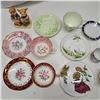 Image 3 : china tea cups,plates ,mini wedding bells and human-like figurine