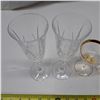 Image 3 : 4 SM. Wine glasses and 2 chanmpagne flutes
