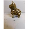 Image 1 : 674.  CAT IN CAT ONYX SCULPTURE