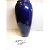 Image 2 : 675.  EATON CANADA BLUE JAPANESE VASE 10” TALL