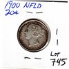 Image 2 : 745.  1900 NEWFOUNDLAND TWENTY CENTS