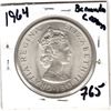 Image 2 : 765.  1964 BERMUDA CROWN, .5 SILVER