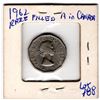 Image 2 : 788.  1962 FIVE CENT RARE FILLED “A” IN CANADA ERROR