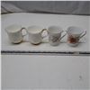 Image 1 : 4 tea cups with flowers