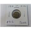 Image 1 : 1918 5 cent silver coin