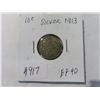 Image 1 : 1913 10 cent silver coin EF40