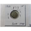 Image 1 : 1918 10 cent silver coin EF40