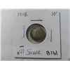 Image 2 : 1918 10 cent silver coin EF40
