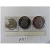 Image 2 : lot of 3 canadian coins (2x50 cent  and 1x2015 25 cent coin