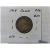 Image 2 : 1918 canadian silver 25 cent coin