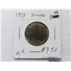 Image 1 : 1929 canadian silver 25 cent coin