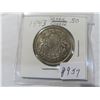 Image 1 : 1943 canadian silver 50 cent coin