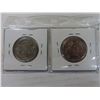 Image 2 : Lot of 2 (2000+2002) canadian silver 50 cent coin