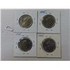Image 2 : Lot of 4 (1x1994 and 3x1995) canadian 50 cent coins