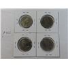 Image 2 : Lot of 4 (1973-1976) canadian 50 cent coins