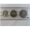 Image 2 : 1973 RCM 6 coin set in original plastic holder silver uncirculated