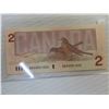 Image 2 : 1986 $2 replacement bill uncirculated -prefix BBX