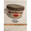Image 3 : rare king george's navy tobacco tin 6" by 3.5"