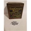 Image 3 : very rare king george's navy tobacco tin 4.5" by 4.25"
