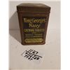 Image 4 : very rare king george's navy tobacco tin 4.5" by 4.25"