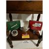 Image 3 : vintage smokers stand with tobacco related items