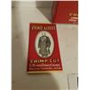 Image 2 : full prince albert tobacco pouch with 2 sets os rare rolling papers also full