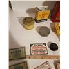 Image 3 : variety of old tins and coffee coupons