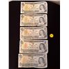 Image 1 : 5 - 1973 One Dollar Bills