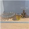 Image 2 : glass plate ash tray and cup