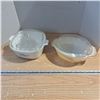 Image 1 : 2 glass dishes