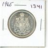 Image 1 : 1965 Canadian Silver 50 cent coin.
