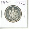 Image 1 : 1966 Canadian Silver 50 cent coin.
