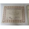 Image 2 : Three Plates (Father's Help, Grandma's Love and End of Day) by Norman Rockwell with Certificate of A