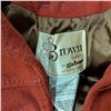 Image 2 : ladies size 12 rust color long coat, made of wool