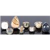 Image 1 : STERLING SILVER ASSORTED GEMSTONE RINGS LOT OF 8