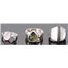 Image 3 : STERLING SILVER QUARTZ & MOP LADIES RINGS