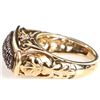 Image 2 : 0.75CTW CHOCOLATE DIAMOND 14K OVER STERLING RING