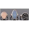 Image 1 : DRUZY QUARTZ STERLING SILVER LADIES RINGS