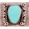 Image 1 : LIGHT TURUOISE NAVAJO STERLING SILVER MEN'S RING