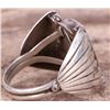 Image 3 : LIGHT TURUOISE NAVAJO STERLING SILVER MEN'S RING