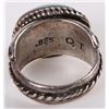 Image 3 : SIGNED TURQUOISE SOUTHWEST STERLING SILVER RING