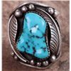 Image 1 : TURQUOISE SOUTHWEST-STYLE STERLING SILVER RING