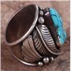 Image 2 : TURQUOISE SOUTHWEST-STYLE STERLING SILVER RING