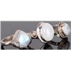 Image 2 : SOUTHWEST-STYLE MOONSTONE STERLING SILVER RINGS