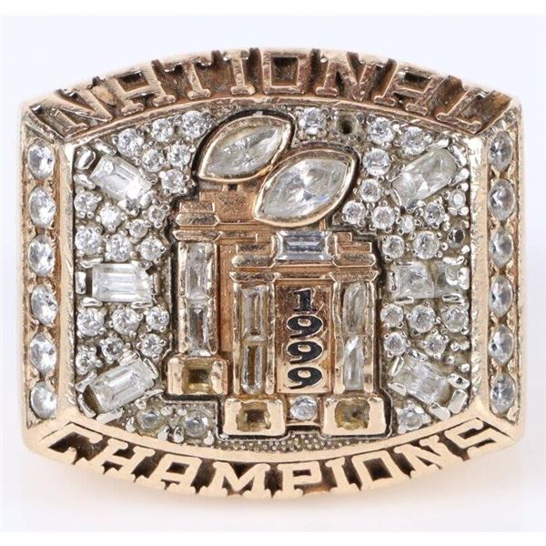 10K YELLOW GOLD FSU 1999 NATIONAL CHAMPION RING