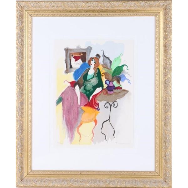 ITZCHAK TARKAY SIGNED PRINTER'S PROOF SERIGRAPH